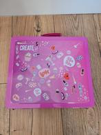Metalen knutselkoffer roze 'CREATE it!', Ophalen of Verzenden, Gebruikt, Gereedschap of Toebehoren