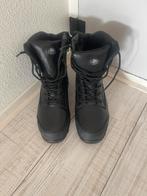 Zwarte stevige boots met rits en veters maat 44,5, Ophalen of Verzenden, Nieuw, Zwart, Boots