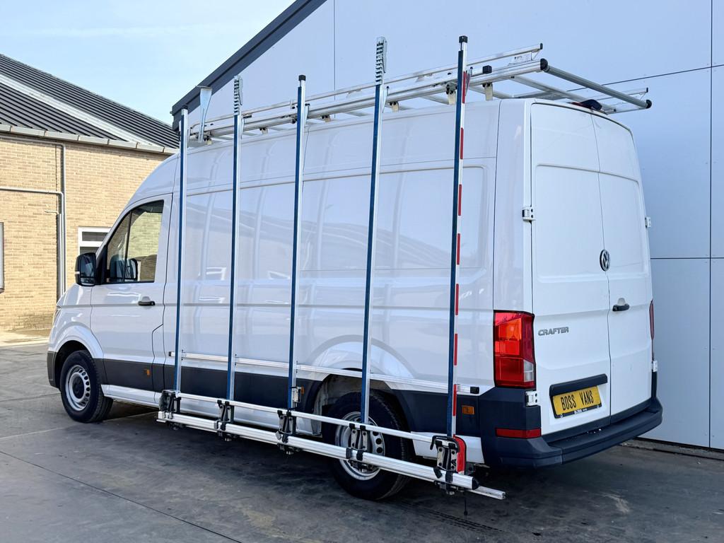 Volkswagen Crafter 2.0 TDI 140 PK Imperiaal Glasresteel Glas, Voorwielaandrijving, Stof, Gebruikt, Zwart