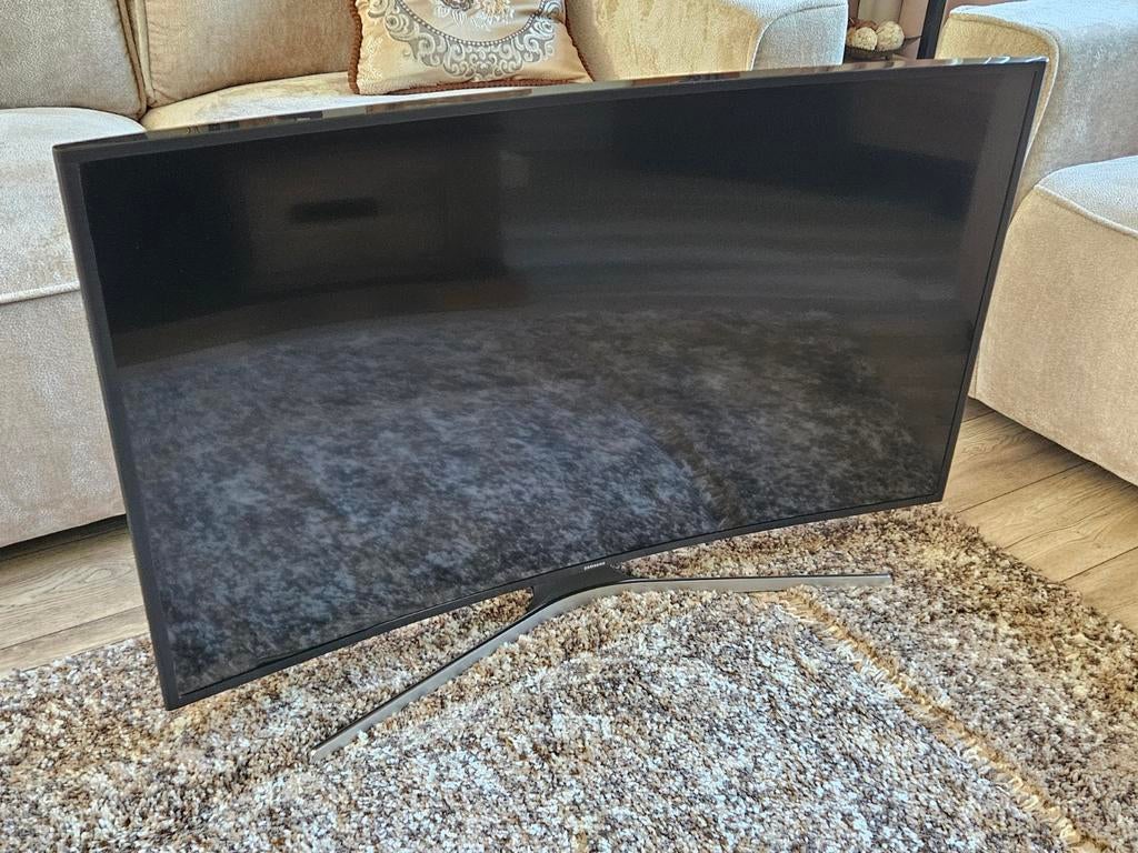 Samsung curved 4K ultra hd smart tv, Ophalen, 100 cm of meer, 50 Hz, Samsung
