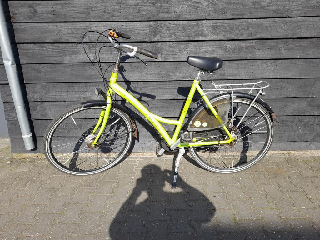 Te  koop fiets, Fietsen en Brommers, Fietsen | Dames | Damesfietsen, Trommelrem, Ophalen, Overige merken, 53 tot 56 cm