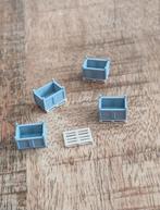 Kunststof kratten op pallet h0, Verzenden