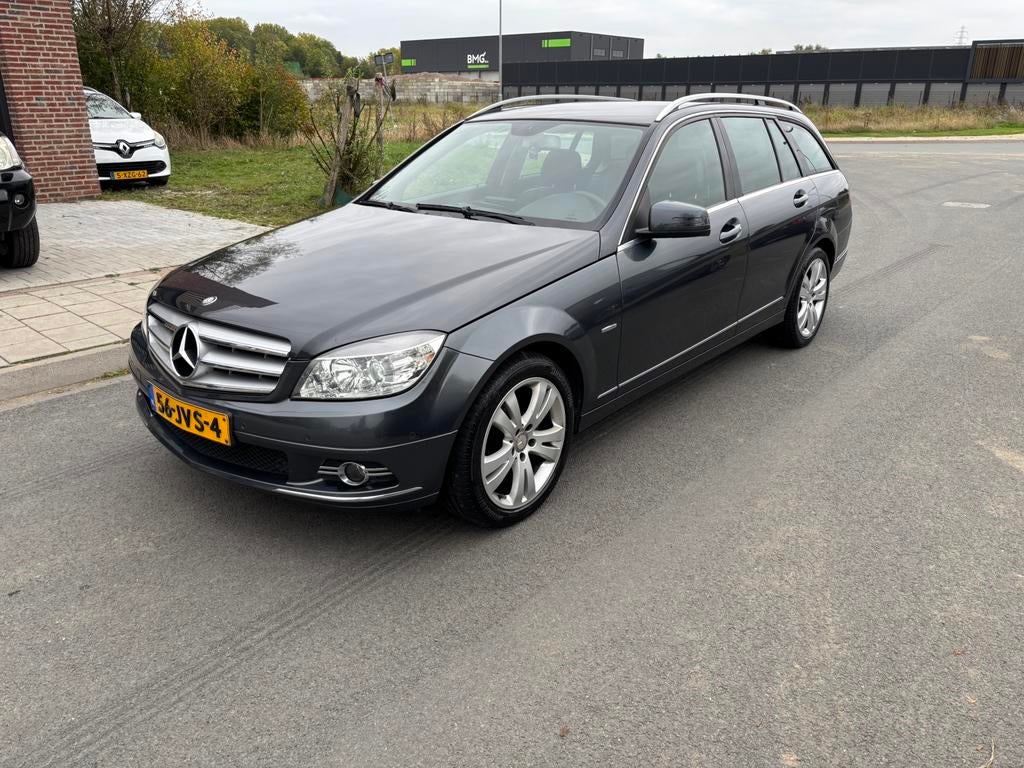 Mercedes-Benz C-Klasse 1.6 C180 Kompr. Estate 2009 Grijs, Achterwielaandrijving, Handgeschakeld, 1700 kg, 1430 kg