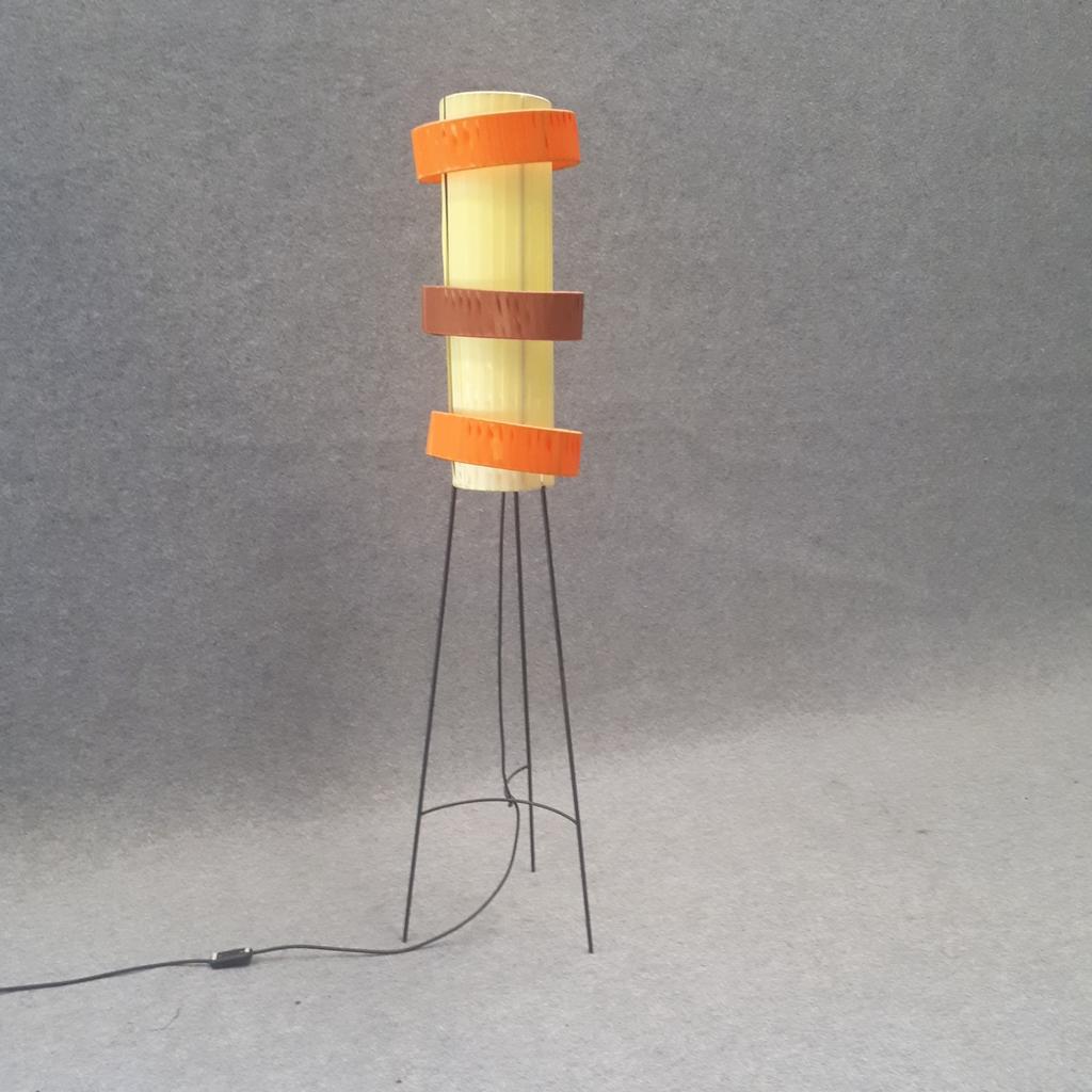 Vintage vloerlamp, Ophalen, Gebruikt, Metaal, 100 tot 150 cm