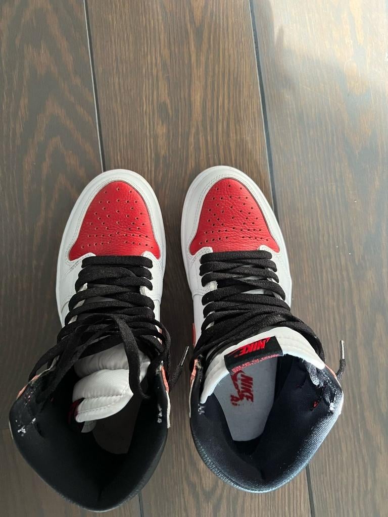 Nike jordan high zwart/rood/wit, Kleding | Dames, Schoenen, Nike Air Jordan, Zwart, Ophalen of Verzenden, Sneakers of Gympen