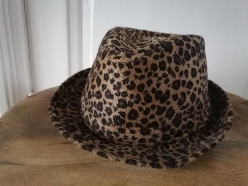 Nieuwe hoed met luipaardprint, Ophalen of Verzenden, Nieuw, One size fits all, Hoed