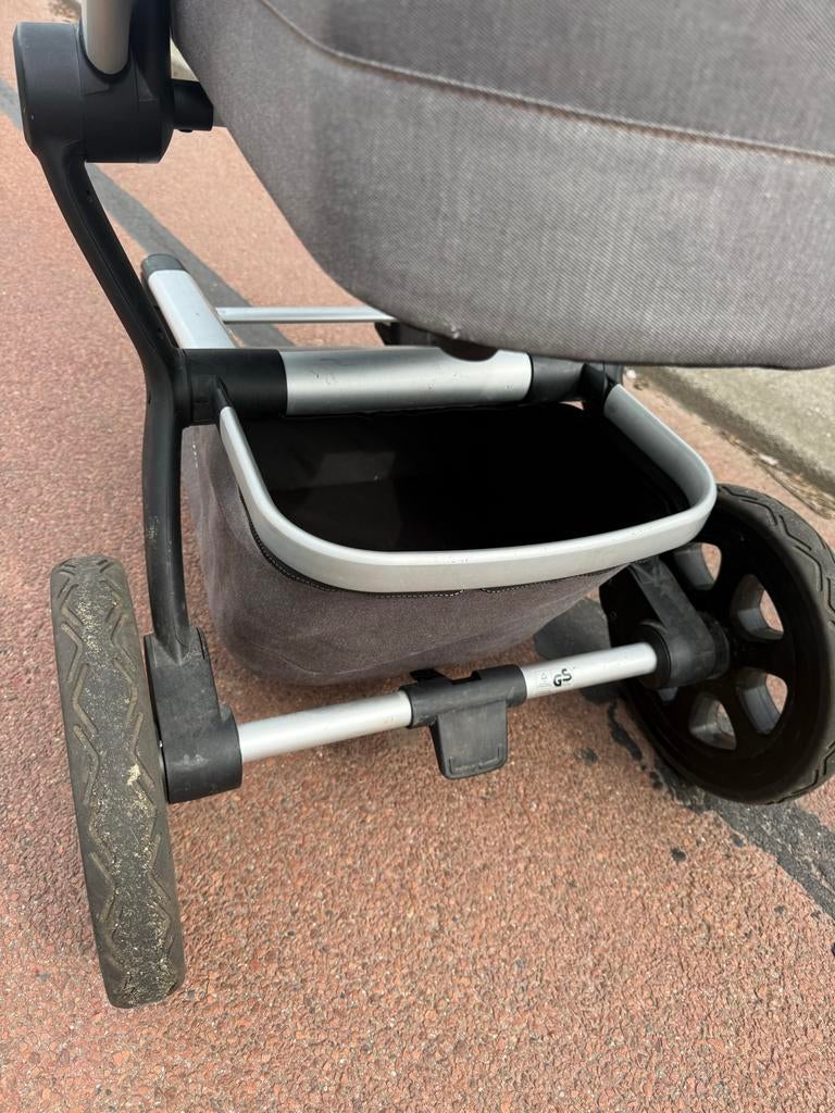 Joolz Day 3 kinderwagen - Grijs met bruine accenten, Gebruikt, Kinderwagen, Overige merken, Verstelbare duwstang