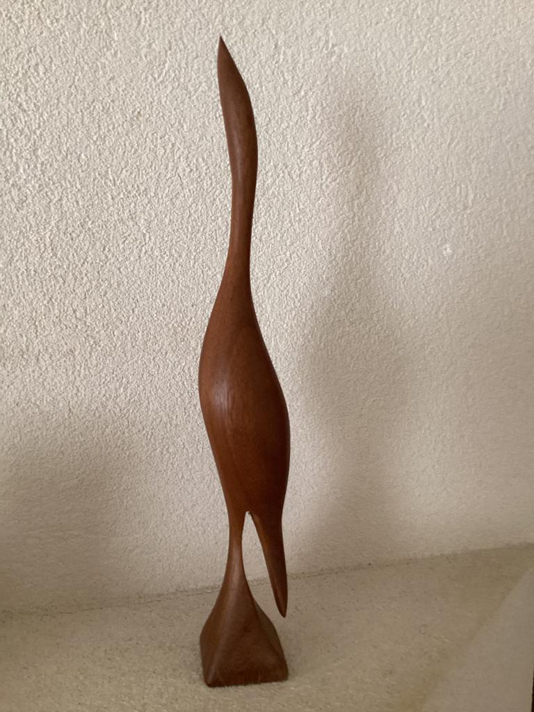 Retro. Houten Vogel. Handmade.1960., Ophalen of Verzenden