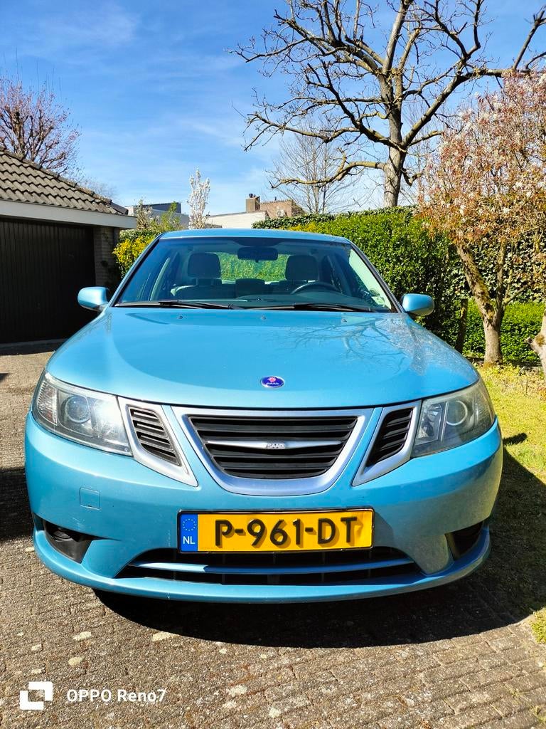 Saab 2008 Blauw, Auto's, 1998 cc, Beige, Blauw, 1415 kg
