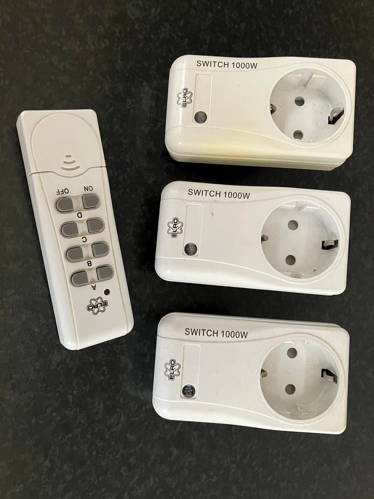 Draadloze lamp schakelaars met afstandsbediening, Ophalen, Gebruikt