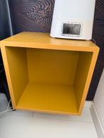 Gele IKEA Eket nachtkastjes 2 stuks, Huis en Inrichting, Slaapkamer | Nachtkastjes, Ophalen, Gebruikt, Minder dan 45 cm, Minder dan 55 cm
