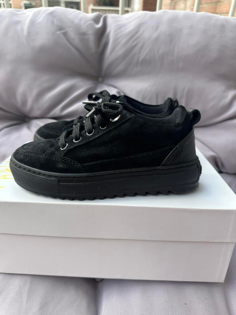 Mason Garments Tia sneakers schoenen zwart suede maat 31, Jongen of Meisje, Schoenen, Ophalen of Verzenden, Zo goed als nieuw