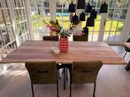 Eettafel & Eetkamerstoelen (complete set), Huis en Inrichting, Ophalen, 200 cm of meer, 50 tot 100 cm, Zo goed als nieuw