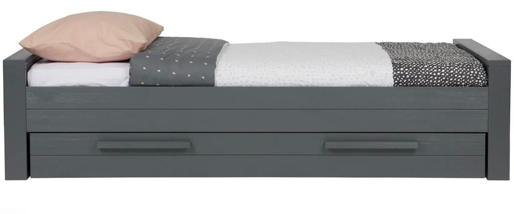 Woood Dennis steel grey kinderkamer. Bed, bedlade, kast., Kinderen en Baby's, Kinderkamer | Complete kinderkamers, Ophalen, Zo goed als nieuw