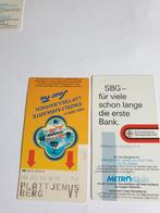 3411 zwitserland 2 kaartjes kabelbaan saas-fee jaren 90, Verzenden, Tram, Overige typen