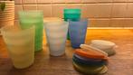 Tupperware bekers10 stuks met deksels, Huis en Inrichting, Keuken | Tupperware, Ophalen of Verzenden, Gebruikt, Overige typen
