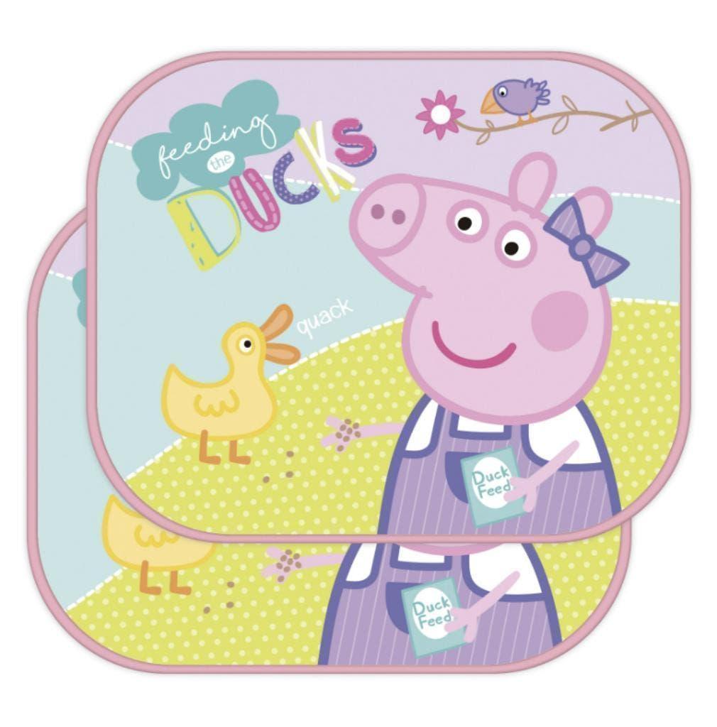 Peppa Pig Auto Zonnescherm - 2 Stuks, Nieuw, Ophalen of Verzenden, Nvt, Nvt