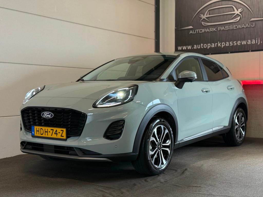 Ford PUMA 1.0 EcoBoost Hybrid Titanium ACC, Apple Carplay, V, Bedrijf, 3 cilinders, SUV of Terreinwagen, Zilver of Grijs