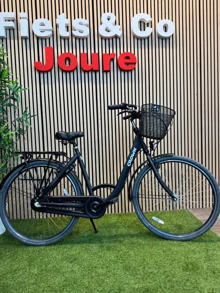 Damesfiets Crown (weinig gebruikt), Fietsen en Brommers, Fietsen | Dames | Omafietsen, Zo goed als nieuw, 53 tot 56 cm, Versnellingen