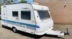 Hobby SF440 DeLuxe Easy Caravan incl zgan ruime voortent, Caravans en Kamperen, Vast bed, 75 kg, Hobby, Treinzit