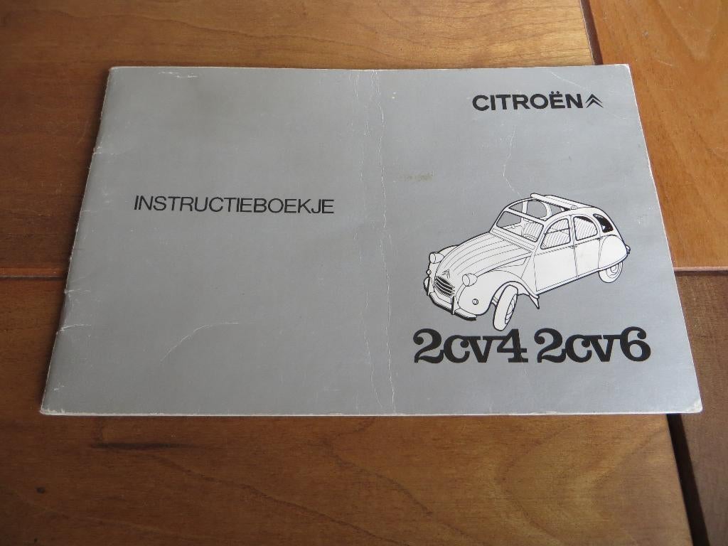 Instructieboek Citroen 2CV4, Citroen 2CV6 1973, Ophalen of Verzenden