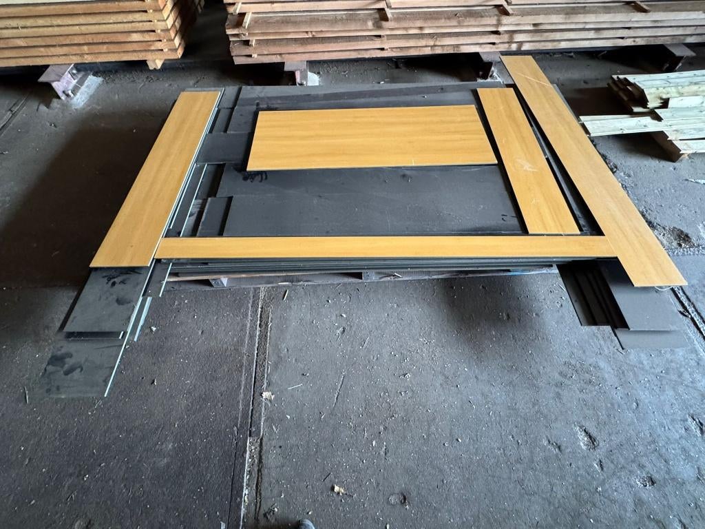 Kleine trespa stroken 8mm, Tuin en Terras, Palen, Balken en Planken, Nieuw, Overige typen, 180 tot 250 cm, Ophalen