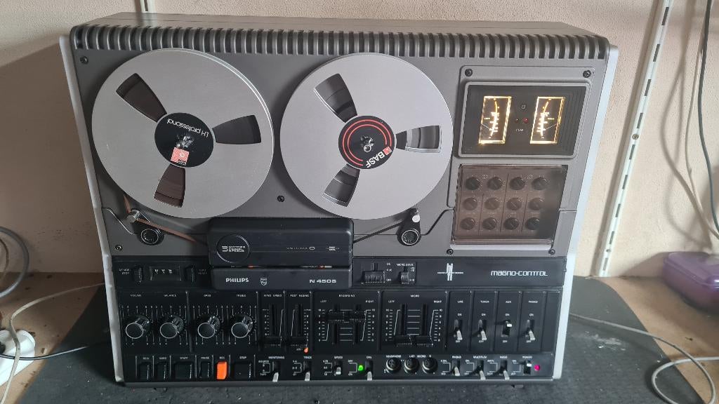 Philips bandrecorders te koop gevraagd, Ophalen, Bandrecorder, Met stofkap