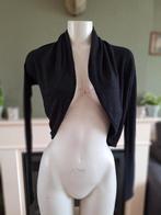 Northland zwart bolero cardigan vest M 38, Maat 38/40 (M), Verzenden, Zwart, Zo goed als nieuw