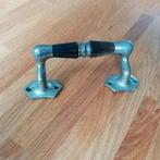 Antieke deurgreep, messing verchroomd, Antiek en Kunst, Ophalen of Verzenden