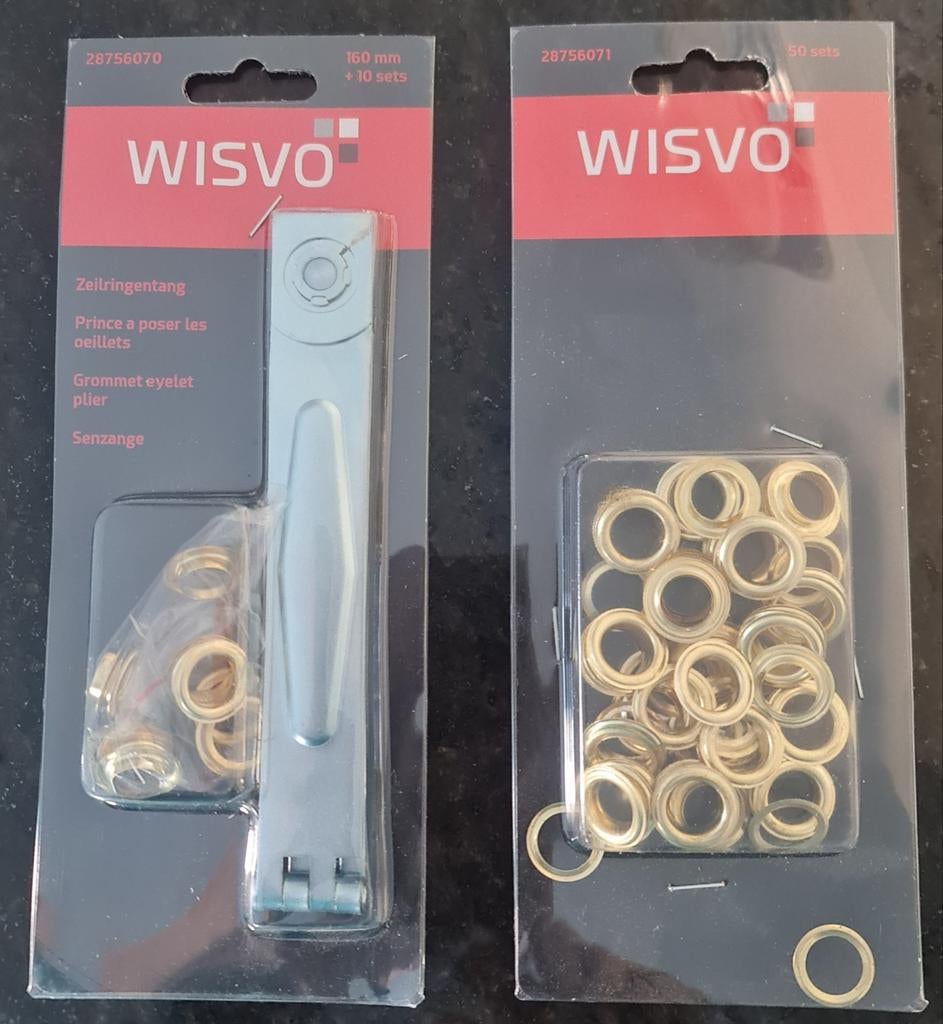 Zeilringen + Tang 160mm, Ophalen of Verzenden, Nieuw