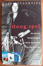 Boek bergsport  "Hoog Spel", Ophalen of Verzenden, Zo goed als nieuw, Overige typen
