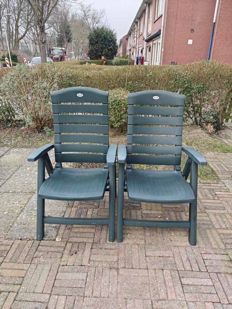Hartman tuinstoelen, Tuin en Terras, Tuinstoelen, Ophalen of Verzenden, Gebruikt, Kunststof