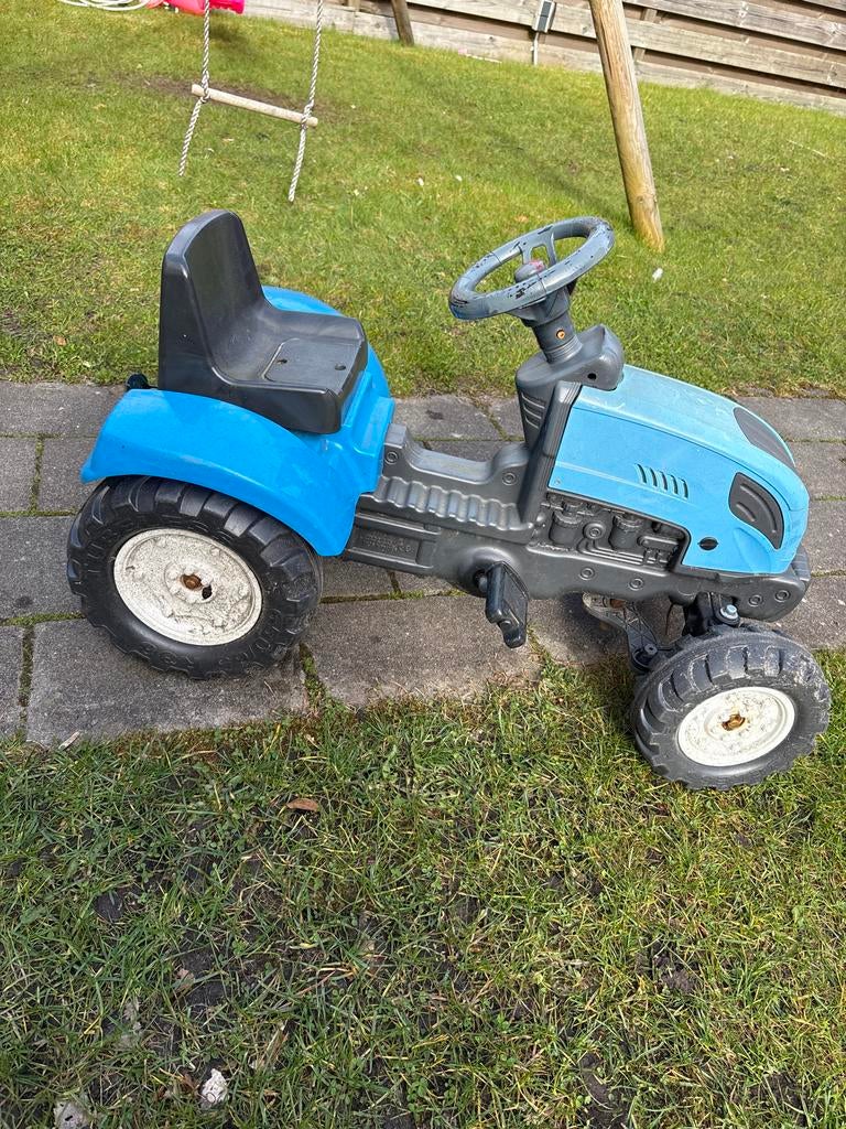 Blauwe traptrekker voor kinderen, Ophalen, Gebruikt, Trapvoertuig