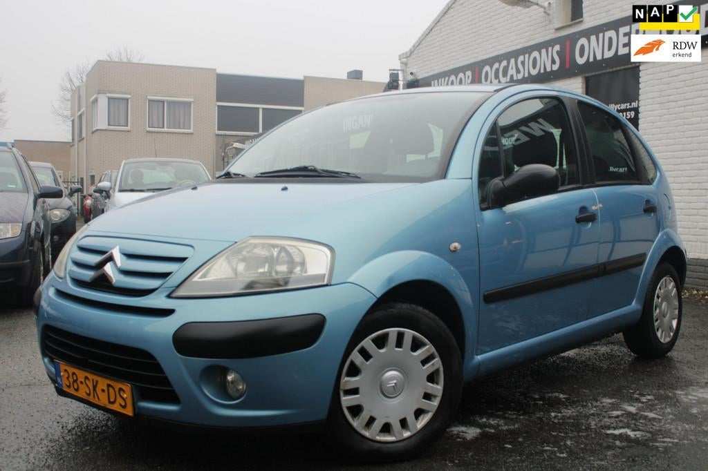 Citroen C3 1.1i Ligne Prestige, Auto's, Citroën, Voorwielaandrijving, Stof, Zwart, 920 kg