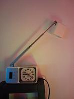 Duits Esge vintage wekkertje met telescoop lamp, Ophalen of Verzenden