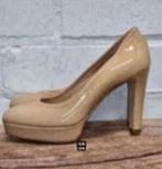 Sensunique - Mooie leren pumps maat 39 - Als Nieuw, Pumps, Beige, Sensunique, Nieuw