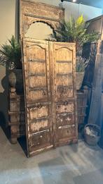 Oude stoeren deuren set uit india, Antiek en Kunst, Ophalen