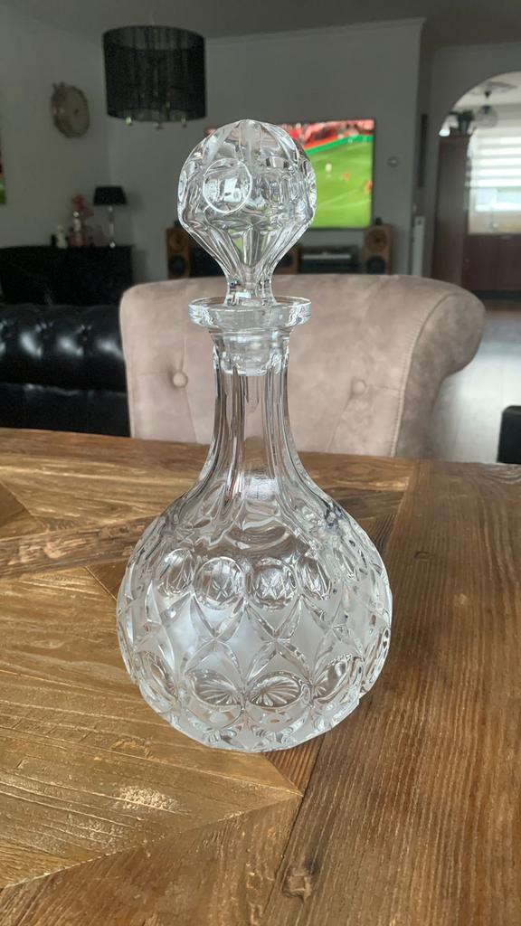 Glazen karaf, Antiek en Kunst, Antiek | Glas en Kristal, Ophalen of Verzenden