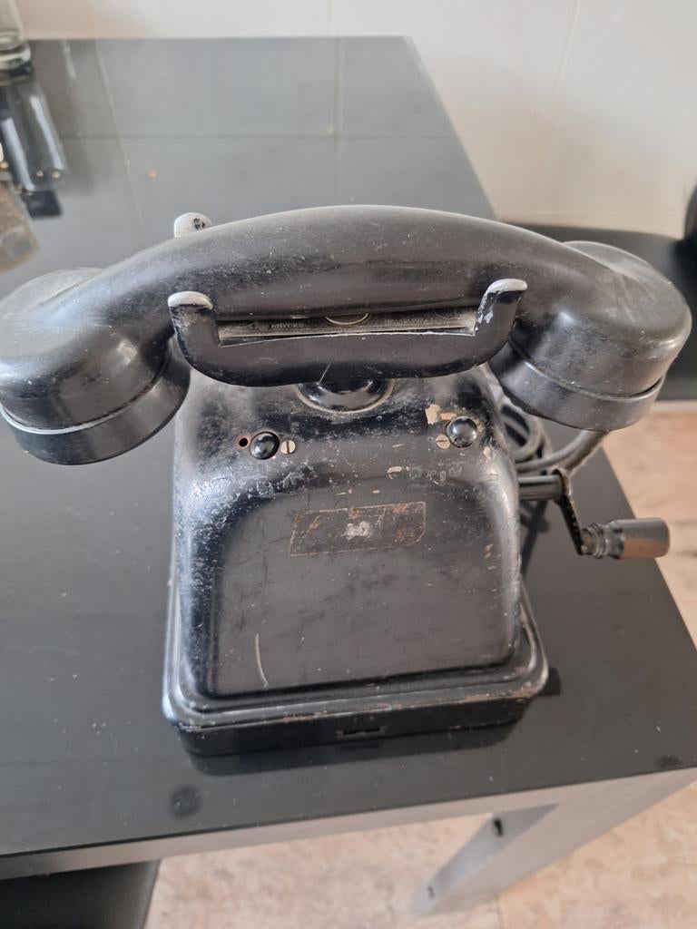 antiek huistelefoon, Telecommunicatie, Vaste telefoons | Niet Draadloos, Ophalen