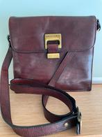 Claudio Ferrici schoudertas, donkerbruin, Sieraden, Tassen en Uiterlijk, Ophalen of Verzenden, Gebruikt, Bruin, Schoudertasje