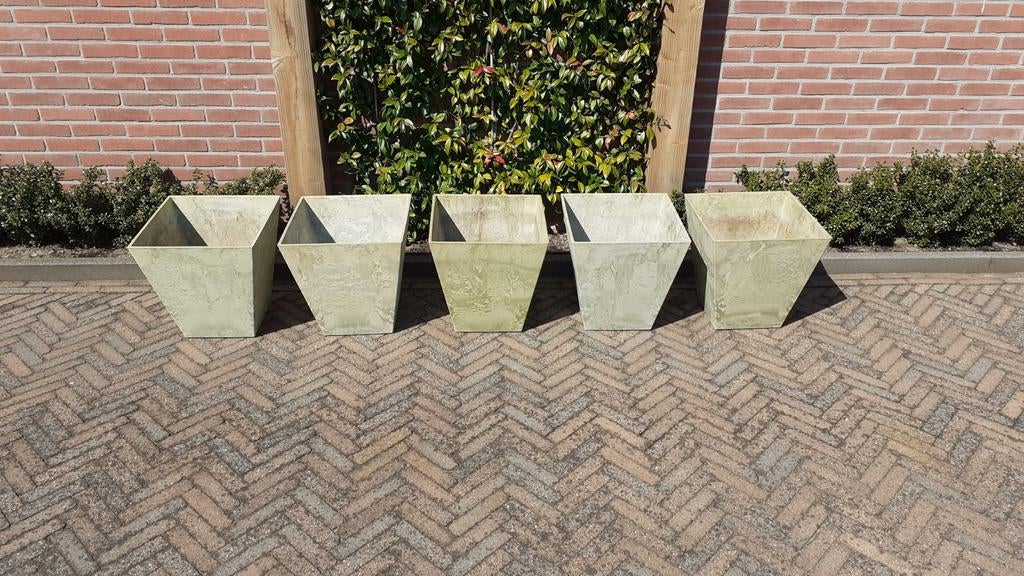 5 Mooie plantenbakken, Tuin en Terras, Bloembakken en Plantenbakken, Ophalen, Overige materialen