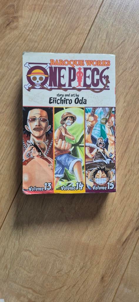 One Piece 3-in-1 Manga (Vol. 13, 14, 15), Eén stripboek, Ophalen of Verzenden, Gelezen, Eiichiro Oda