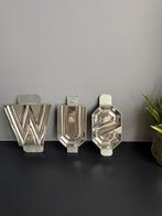 Vintage metalen chocolade letter mallen W, U, S, Ophalen of Verzenden