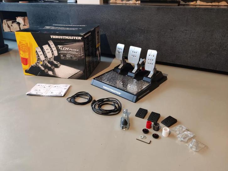 Thrustmaster T-LCM simracing pedalen, Computers en Software, Joysticks, Zo goed als nieuw, Ophalen of Verzenden