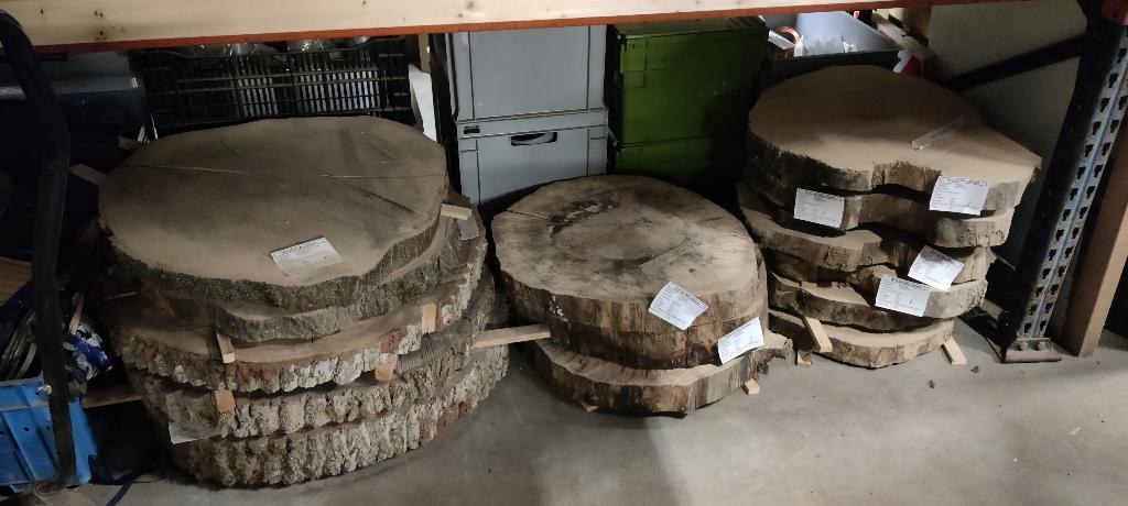 Diverse Boomstamschijven, Hobby en Vrije tijd, Knutselen, Nieuw, Knutselwerk, Hout, Ophalen