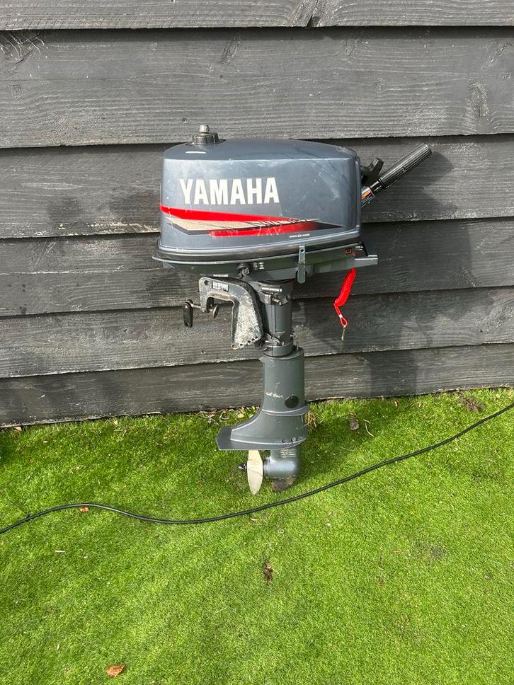 Yamaha 4pk 2 takt buitenboordmotor - Loopt geweldig!, Watersport en Boten, Buiten- en Binnenboordmotoren, Gebruikt, Benzine, Buitenboordmotor