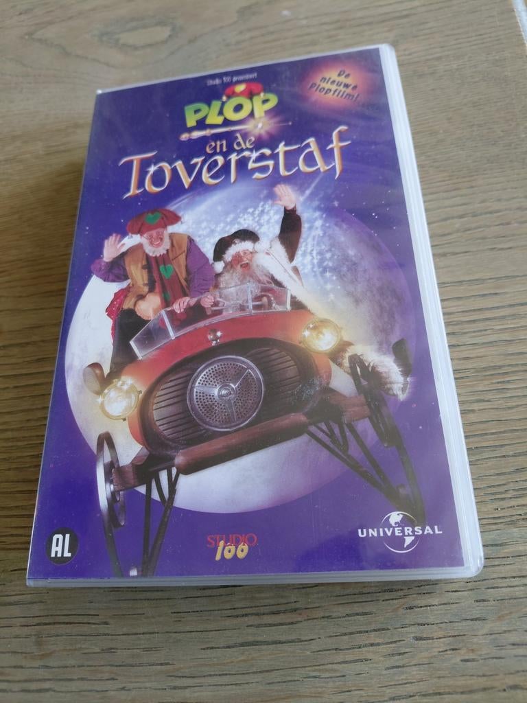 Kabouter Plop en de Toverstaf Videoband. Studio 100., Gebruikt, Alle leeftijden, Kinderprogramma's en -films, Overige typen