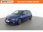 Volkswagen Polo 2.0 TSI GTI | SG33715 | (bj 2018, automaat), Auto's, Volkswagen, Gebruikt, 4 cilinders, Blauw, Leder en Stof