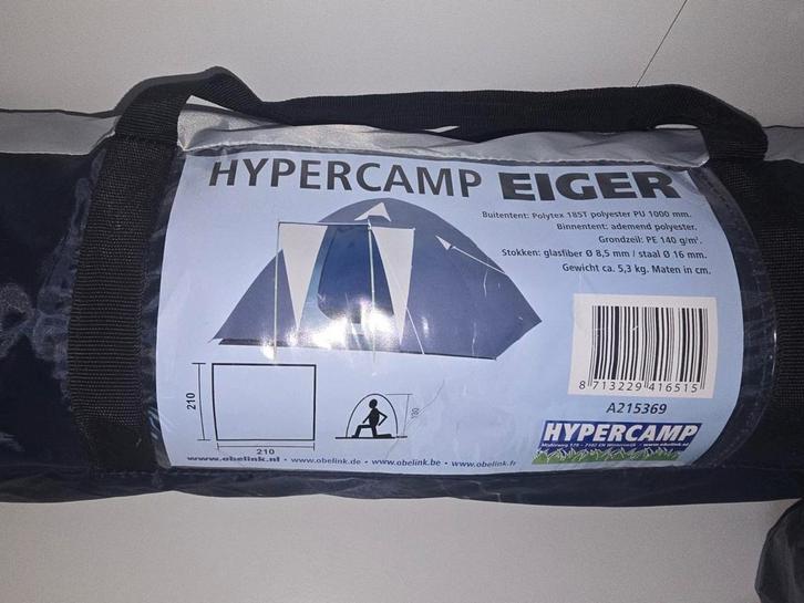 Hypercamp Eiger Tent - Compacte 2-persoons tent, Caravans en Kamperen, Tenten, Ophalen of Verzenden