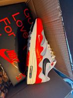 Nike Air Max 1 Patta Waves Hyper Crimson Pure Platinum, Kleding | Heren, Schoenen, Overige kleuren, Nieuw, Ophalen of Verzenden